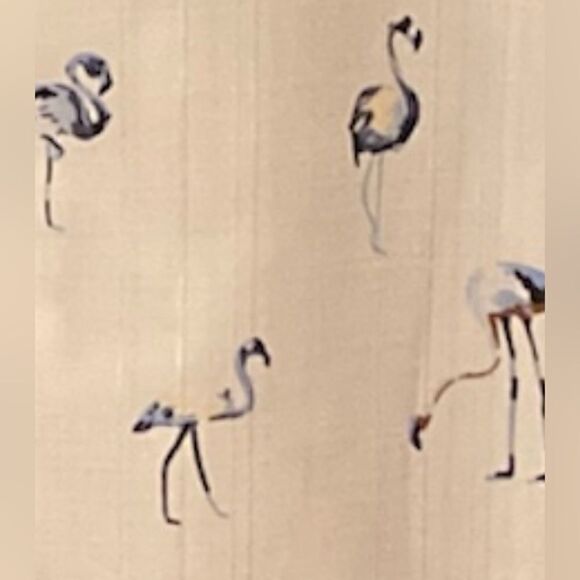 Nickle & Iron Short Sleeve Button Up Blue Flamingo Men’s Shirt Size XXL - Picture 3 of 9